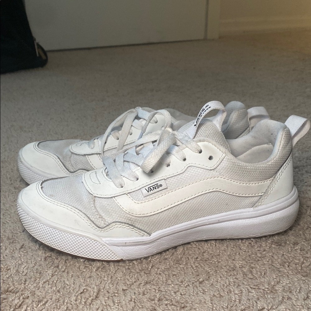 Womens Vans White Sneakers